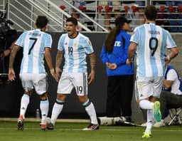 Argentina x Chile - Copa América (Foto: Mark Ralston / AFP)