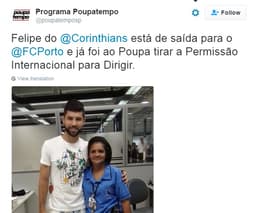 Poupatempo utilizou redes sociais para divulgar visita de Felipe (Foto: Reprodução)