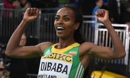 Genzebe Dibaba é uma das favoritas ao ouro na Rio-2016 (Foto: AFP PHOTO / Mark Ralston)