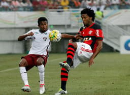 Último encontro: Flamengo 1x2 Fluminense