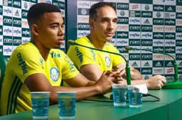 Prass e Gabriel Jesus em coletiva