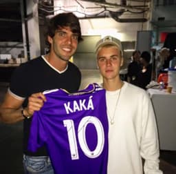 Kaká e Justin Bieber