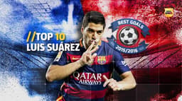 Top 10 gols Suárez