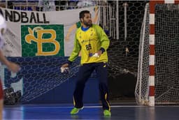 O goleiro Bombom é um dos jogadores mais experientes da Seleção/ Foto: CBHb