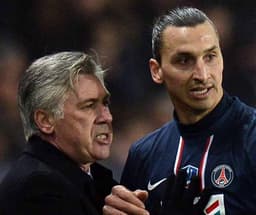 ibrahimovic e Carlo Ancelotti