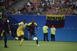 Colombia x Suécia (Foto:RAPHAEL ALVES / AFP)