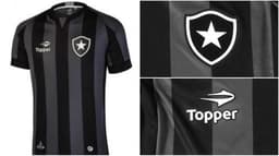 Montagem camisa Botafogo