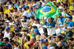 Seleção e torcida deram show no Maraca