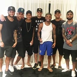 Neymar, Gabriel Jesus, Gabigol, Luan e Felipe Anderson festejam com amigos funkeiros, Nego do Borel e Mc Maneirinho