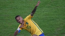 futebol masculino final - Brasil x Alemanha, Neymar comemora