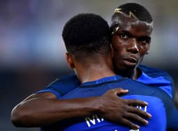 Pogba e Martial - Italia x França