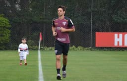 Rodrigo Caio em treino