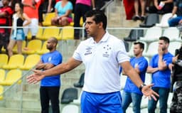 Sidnei Lobo - Auxiliar que comandou o Cruzeiro ontem contra o Flamengo