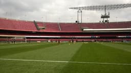 Treino do São Paulo no Morumbi