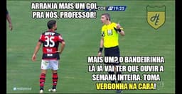 Flamengo sofreu com as zoações após gol impedido de Guerrero