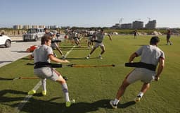 Sem vizinho: CT do Flu, ainda em obras, fica em local de difícil acesso e não tem vizinhos na Zona Oeste do Rio (Foto: Nelson Perez/Fluminense F.C.)