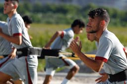 Treino do Fluminense no CT Pedro Antonio, na Barra da Tijuca - Gustavo Scarpa