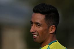 Lucas Barrios - Palmeiras (Foto: Cesar Greco/Palmeiras)