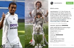 Longe da esposa, Marcelo completa 10 anos de Real Madrid