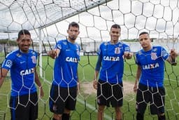 Quarteto defensivo do Corinthians