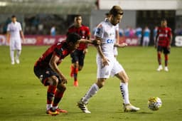 Último confronto: Santos 3 x 2 Vitória - Campeonato Brasileiro (17/11/2016)