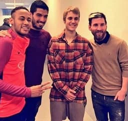 Neymar, Suárez, Messi e Justin Bieber