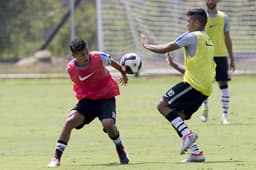 Treino do sub-20 do Corinthians - No novo centro de treinamento da base do Corinthians