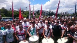 Torcedores se uniram no domingo no Pacaembu