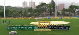 Flu venceu o Nacional em jogo marcado pelas homenagens à Chape