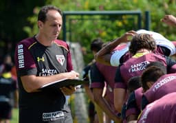 primeiro treino do tecnico Rogerio Ceni no São Paulo