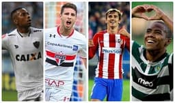 Robinho, Calleri, Griezmann... Confira os destaques do vaivém de sexta na galeria de fotos a seguir