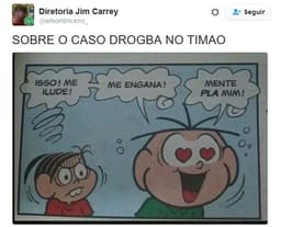 Possível ida de Drogba para o Timão vira piada