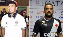 Confira a seguir a galeria especial do LANCE! com imagens dos gringos de Vasco e Fluminense. No detalhe, Sornoza e Escudero