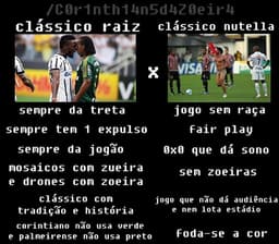 Memes brincam com Dérbi pelo Campeonato Paulista