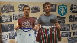 Timotej Zahumensky e Juraj Pančík foram apresentados no STK Fluminense, na Eslováquia