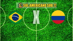 Brasil x Colômbia - Sul-Americano sub-17