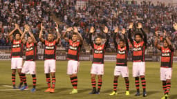 A principal novidade na escalação do Flamengo foi a presença de Márcio Araújo