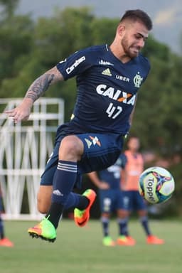 Vizeu em treino do Flamengo