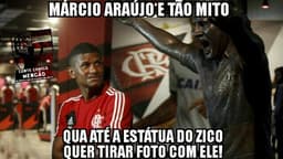 Antes questionado pela torcida do Flamengo, Márcio Araújo tem sido exaltado após as últimas atuações