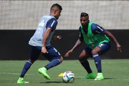 Rodinei em treino do Flamengo