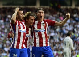 Real Madrid 1x1 Atlético de Madrid -&nbsp;Griezmann festeja gol