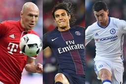 Robben, Cavani e Hazard são os destaques do 30º time da semana do Fifa 17