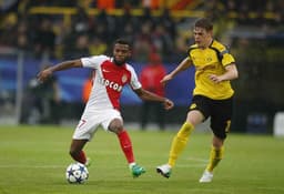 Lemar e Ginter - Borussia Dortmund x Monaco