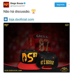 Diego Souza, ídolo do Sport, também cutucou o Flamengo