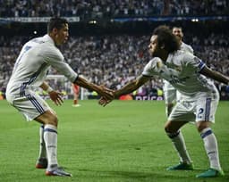 Marcelo completou 400 jogos pelo Real Madrid na vitória de 4 a 2 sobre o Bayern de Munique pelas quartas de final da Champions League