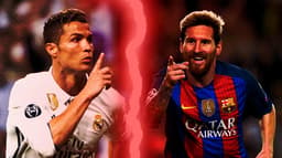 Cristiano Ronaldo e Messi vão ficar frente a frente neste domingo. Quem vai levar a melhor? Vote nos duelos do LANCE!