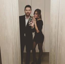 Messi e Antonella Rocuzzo