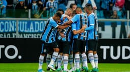 Grêmio x Botafogo: as imagens do jogo na Arena