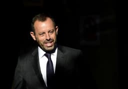 Sandro Rosell é detido&nbsp;(Foto: PIERRE-PHILIPPE MARCOU / AFP)