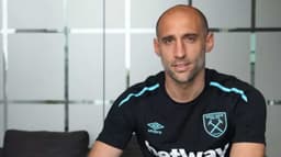 Zabaleta foi anunciado no West Ham